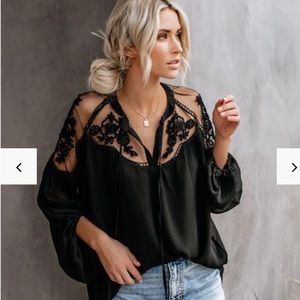 VICI Formal Invitation Lace Blouse